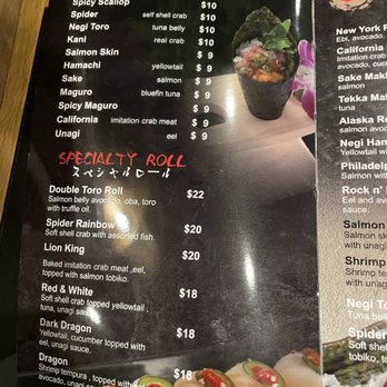 Big Fish House - Menu - Sushi Bars Near Me - San Francisco, California