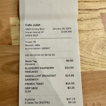 Cafe Juliet - Cafes Near Me - Staten Island, New York