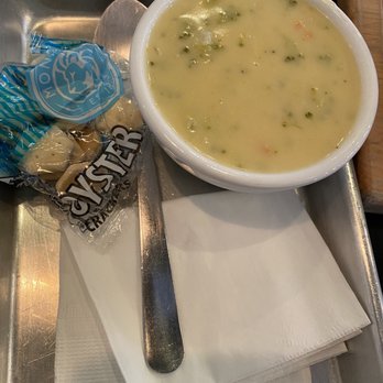 Russell’s Cafe & Bakery - Broccoli and cauliflower cheese soup - Breakfast & Brunch Near Me - Fenton, Missouri Russell’s Cafe & Bakery - Broccoli and cauliflower cheese soup - Breakfast & Brunch Near Me - Fenton, Missouri
