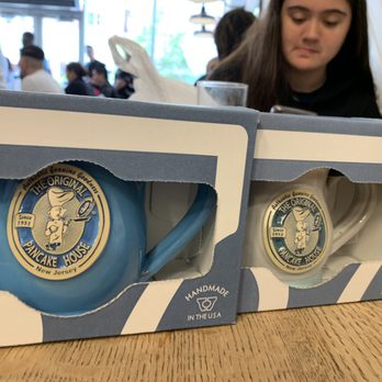 Original Pancake House - I love the color blue! I ended up getting the one on the right, reminded me of Tiffany's blue color - Breakfast & Brunch Near Me - Edgewater, New Jersey