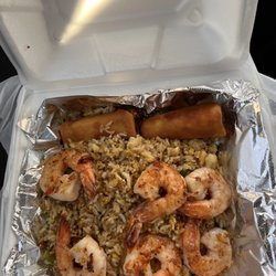 Seaside Restaurant & Bar - Oriental fried rice with king prawns