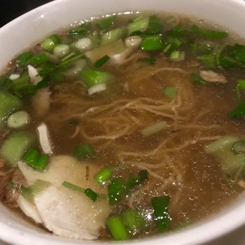 Noodle Saigon - Chicken noodle soup with egg noodles - oily water is what this tasted like - flavorless - Vietnamese Near Me - Naples, Florida Noodle Saigon - Chicken noodle soup with egg noodles - oily water is what this tasted like - flavorless - Vietnamese Near Me - Naples, Florida