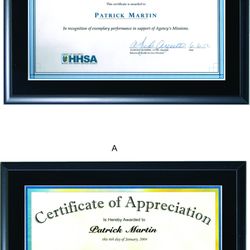 Certificate of achievement by County of San Diego Mental Health Dept to Walter Pat Martin, LMFT back then called Patrick Martin, MFT