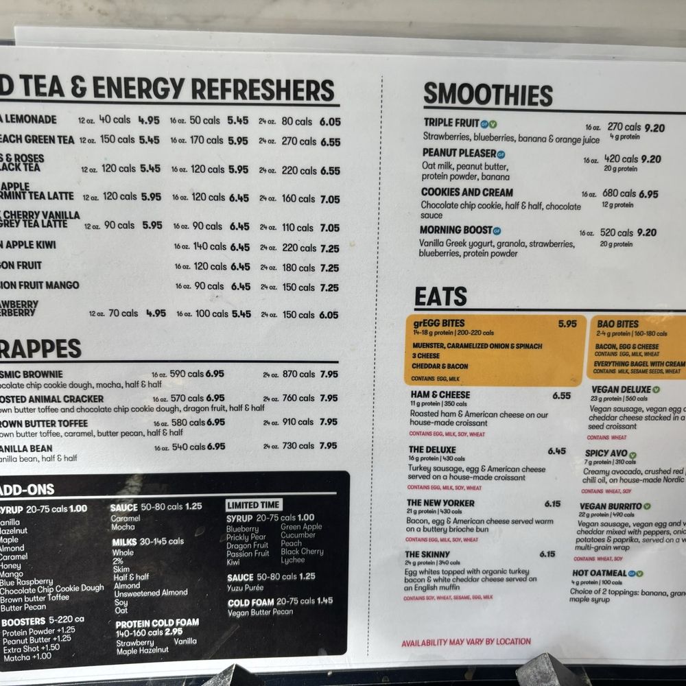 Gregorys Coffee - Menu - Coffee & Tea Near Me - Darien, Connecticut