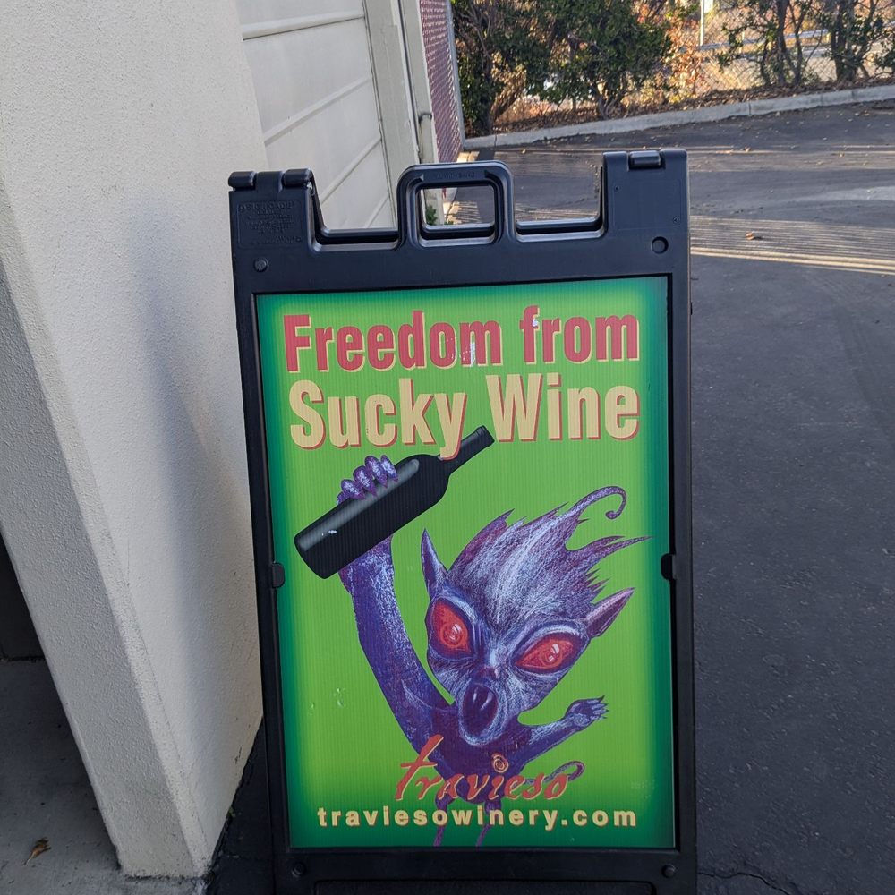 Travieso Winery - Sign from the street - Wineries Near Me - Campbell, California Travieso Winery - Sign from the street - Wineries Near Me - Campbell, California