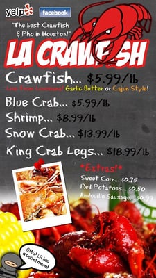 Menu photo 8 LA Crawfish Houston, TX Menu photo 8 LA Crawfish Houston, TX