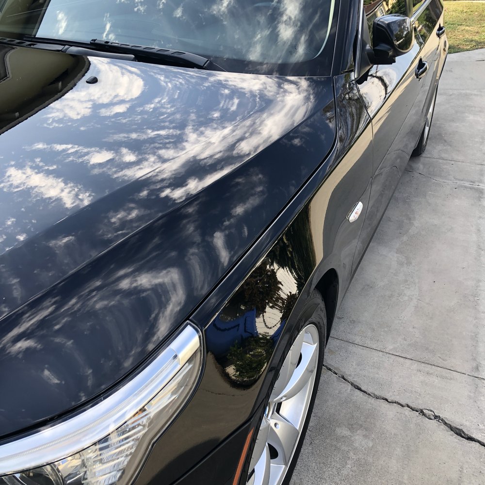 Transhine - clouds reflecting in hood. - Auto Detailing Near Me - Whittier, California Transhine - clouds reflecting in hood. - Auto Detailing Near Me - Whittier, California