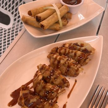 Pink Tiger - Lumpia in back and potstickers - Asian Fusion Near Me - Washington, DC, District of Columbia Pink Tiger - Lumpia in back and potstickers - Asian Fusion Near Me - Washington, DC, District of Columbia