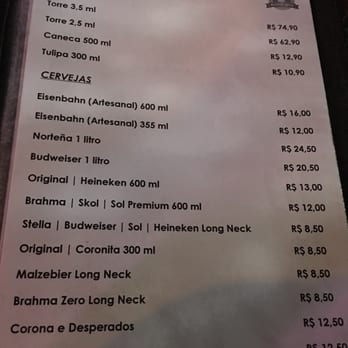 Mister Beer - Menu - Bars Near Me - Florianópolis, South Carolina Mister Beer - Menu - Bars Near Me - Florianópolis, South Carolina