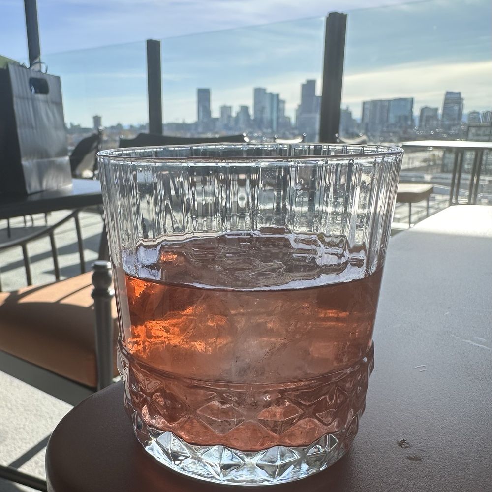Cimera - Drink with a view (Oaxacan Old Fashioned) - Latin American Near Me - Denver, Colorado Cimera - Drink with a view (Oaxacan Old Fashioned) - Latin American Near Me - Denver, Colorado