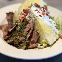 BJ's Restaurant & Brewhouse - Steakhouse wedge salad.