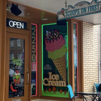 Scoops on First - Outside - Ice Cream & Frozen Yogurt Near Me - Fort Myers, Florida Scoops on First - Outside - Ice Cream & Frozen Yogurt Near Me - Fort Myers, Florida