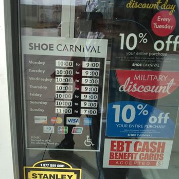 shoe carnival military discount