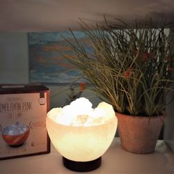 Gorgeous Fire & Ice Salt Lamp