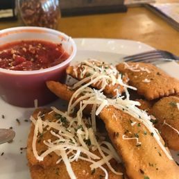 Spicy toasted ravioli