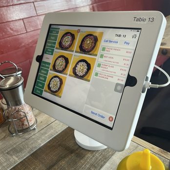 Sizzling Lunch - Ipad on the table for Ordering food - Steakhouses Near Me - Cupertino, California Sizzling Lunch - Ipad on the table for Ordering food - Steakhouses Near Me - Cupertino, California