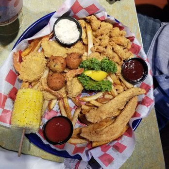 Razzoo's Cajun Cafe - Husband's plate. He said it was really good. I forgot which one it was. - Cajun/Creole Near Me - Cedar Hill, Texas Razzoo's Cajun Cafe - Husband's plate. He said it was really good. I forgot which one it was. - Cajun/Creole Near Me - Cedar Hill, Texas