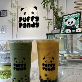 Puffy Pandy - Pandan Milk Tea and Mango Milk - Desserts Near Me - Seattle, Washington
