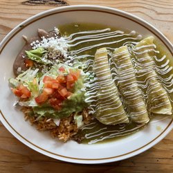 Latin Fiesta - Enchilada platter ($15.00)