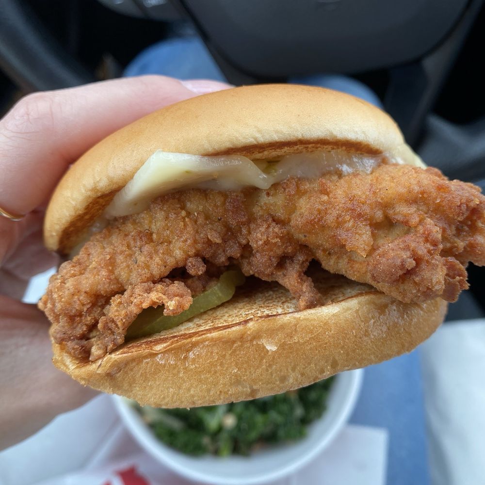 Chick-fil-A - Chick-fil-A Chicken Sandwich with Pepper Jack - Fast Food Near Me - Brick, New Jersey
