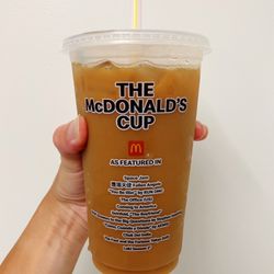 Iced Hazelnut Coffee (with the As Featured In Meal cup)