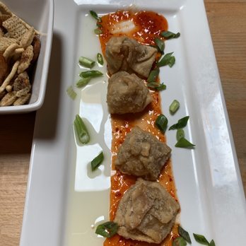 Scratch Kitchen & Taproom - Smoked Pimento Cheese Wontons - Bars Near Me - Apex, North Carolina