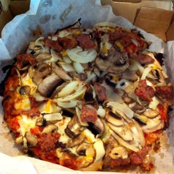 High Five Pizza - Mini pizza with sausage (delicious), onions, and mushrooms $5.70 - Pizza Near Me - San Jose, California High Five Pizza - Mini pizza with sausage (delicious), onions, and mushrooms $5.70 - Pizza Near Me - San Jose, California