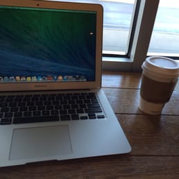 MacBook and tea.