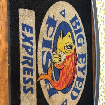 Big Eyed Fish Express - Welcome mat! ...in case you've forgotten where you are. - Fish & Chips Near Me - Fort Wayne, Indiana