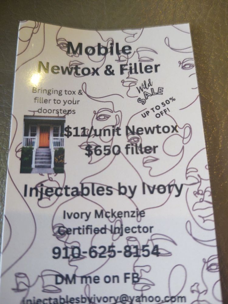 INJECTABLE BY IVORY Updated July 2024 2200 Mount Olive Rd, Clarkton