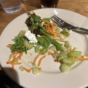 Flatbread Company - My salad, (almost finished) - Pizza Near Me - Portland, Maine