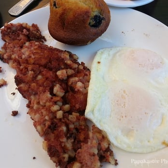 Broken Yolk Cafe - Two eggs with corned beef hash - Breakfast & Brunch Near Me - Orange, California