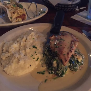 The Loft - Unstuffed Chicken sided with Cheese Grits - New American Near Me - Columbus, Georgia The Loft - Unstuffed Chicken sided with Cheese Grits - New American Near Me - Columbus, Georgia