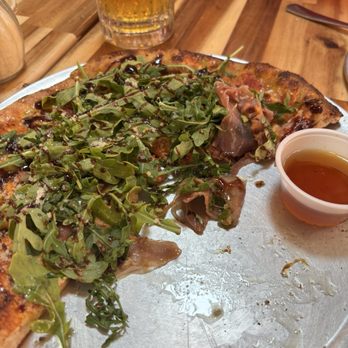 The Colt Tavern - Pizza of the week. Mozzarella, Prosciutto, arugula, balsamic.  Side of hot honey. - Pizza Near Me - Springfield, Tennessee