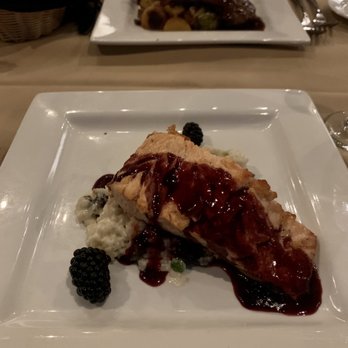 Chateau West - Blackberry Salmon Dinner - French Near Me - Nashville, Tennessee