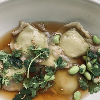 True Food Kitchen - Edamame Dumplings. - Vegetarian Near Me - Pasadena, California True Food Kitchen - Edamame Dumplings. - Vegetarian Near Me - Pasadena, California