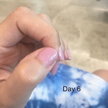 Nice Nails and Spa - Polish peeling off from the sides - Nail Salons Near Me - Plano, Texas