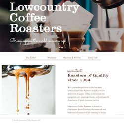 Lowcountry Coffee Roasters - New website launched!! www.lowcocoffee.com