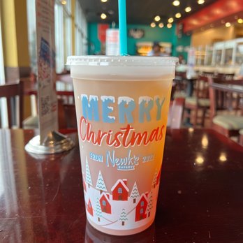 Newk's Eatery - a drink in a plastic cup - Pizza Near Me - Mobile, Alabama Newk's Eatery - a drink in a plastic cup - Pizza Near Me - Mobile, Alabama