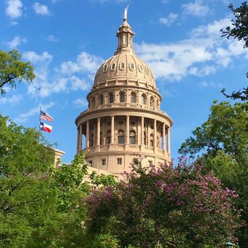 Texas State Capitol - Texas Capitol, view from a run - Landmarks & Historical Buildings Near Me - Austin, Texas