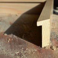 Frames by Rebecca Inc - Sample of a freshly cut & joined ash frame corner
