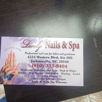 Lovely Nails - card - Nail Salons Near Me - Jacksonville, North Carolina Lovely Nails - card - Nail Salons Near Me - Jacksonville, North Carolina