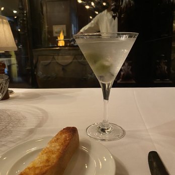 Hy's Steak House - Great Start!... A Martini with their Complimentary Cheese Bread. - Steakhouses Near Me - Honolulu, Hawaii
