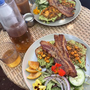 Milque Toast - Avocado Toast Cold Tea in the Case - Comfort Food Near Me - St. Louis, Missouri