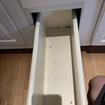 Texas Cleaning Services - Drawer that wasn't cleaned - Home Cleaning Near Me - Plano, Texas