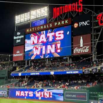 Nationals Park - Nats win! - Stadiums & Arenas Near Me - Washington, DC, District of Columbia Nationals Park - Nats win! - Stadiums & Arenas Near Me - Washington, DC, District of Columbia