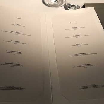 Angler - A la carte Menu Sept 2019 - Seafood Near Me - London, XGL