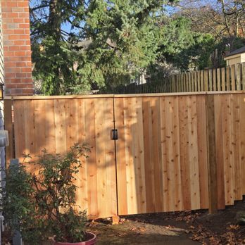 Rick's Custom Fencing & Decking - Dual opening swinging gate. - Fences & Gates Near Me - Gresham, Oregon Rick's Custom Fencing & Decking - Dual opening swinging gate. - Fences & Gates Near Me - Gresham, Oregon