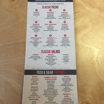 MOD Pizza - Menu side 1 - Pizza Near Me - Raleigh, North Carolina MOD Pizza - Menu side 1 - Pizza Near Me - Raleigh, North Carolina