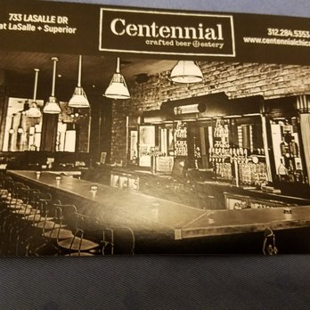 Centennial Crafted Beer & Eatery - Beer Bar Near Me - Chicago, Illinois Centennial Crafted Beer & Eatery - Beer Bar Near Me - Chicago, Illinois